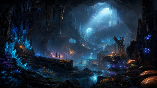 Core Keeper Caverns original game remake reference artwork 3