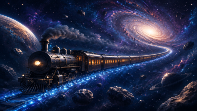 Cosmic Express original game remake reference artwork 3