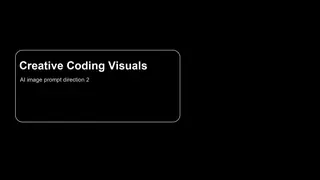 Abstract generative art scene made from flowing mathematical lines