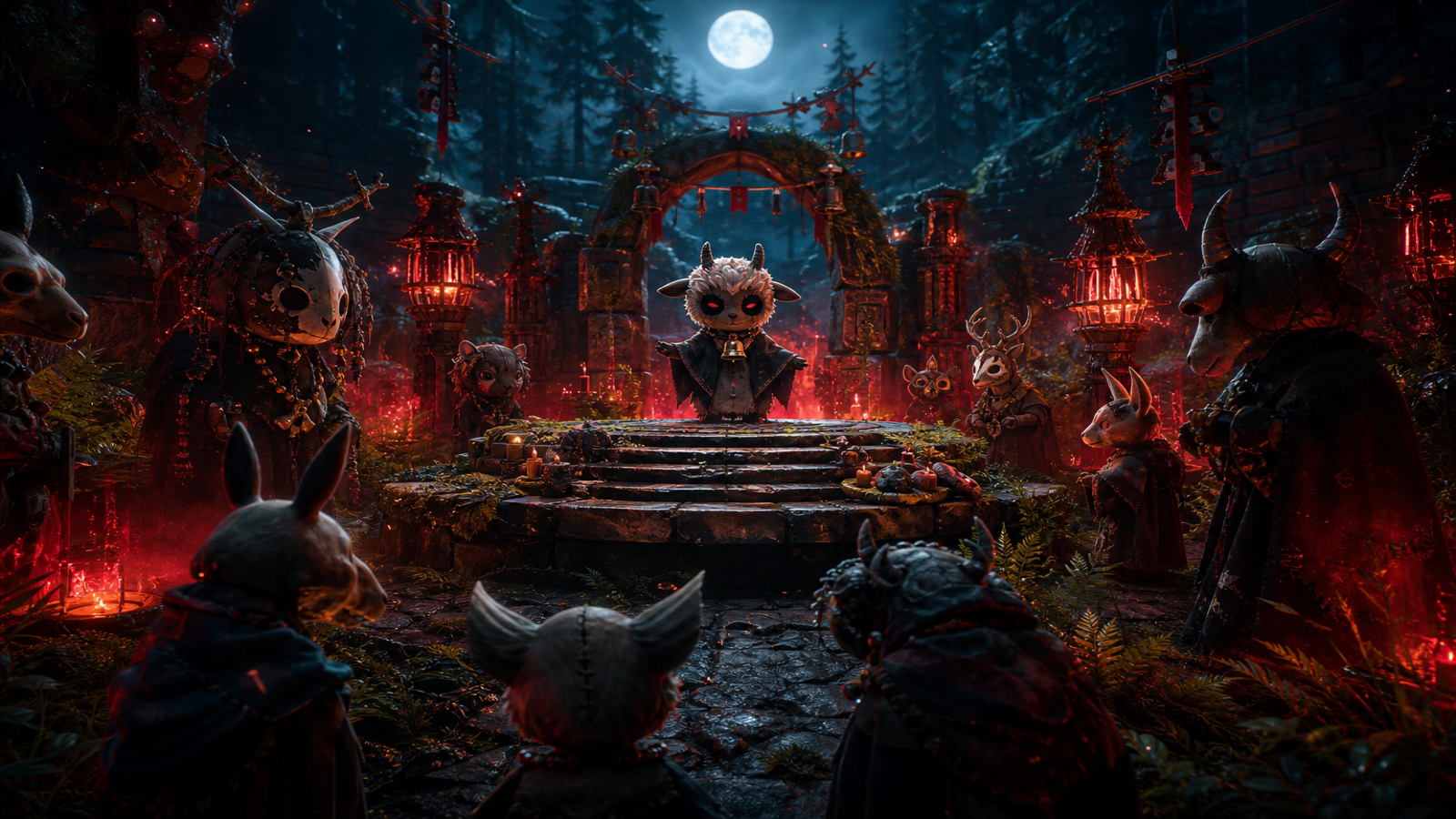 Cult of the Lamb original game remake reference artwork 3