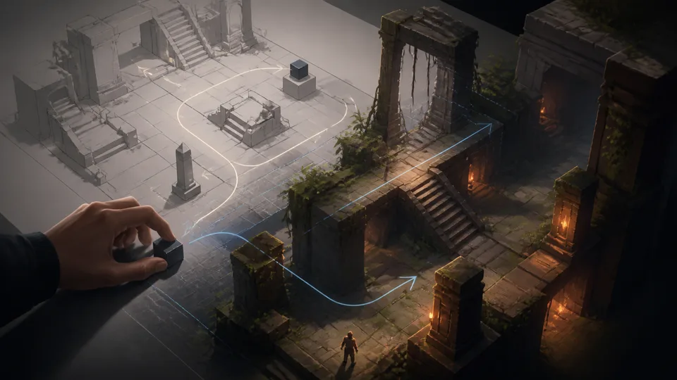 AI game remake prototyping visual showing lp feature 01