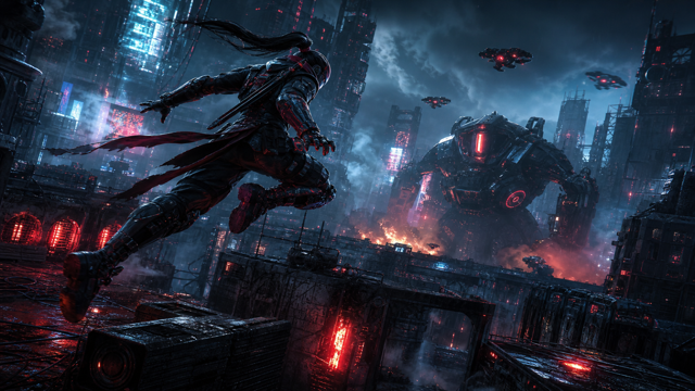 Cyber Shadow original cyber shadow custom game reference artwork 1