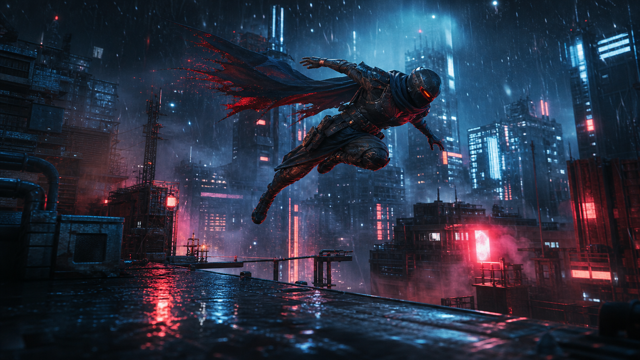 Cyber Shadow original cyber shadow custom game reference artwork 3