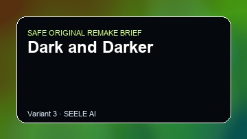 Dark and Darker original game remake reference artwork 3