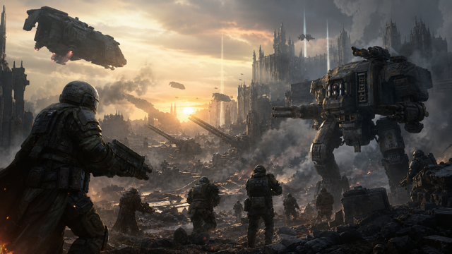 Dawn of War original game remake reference artwork 3