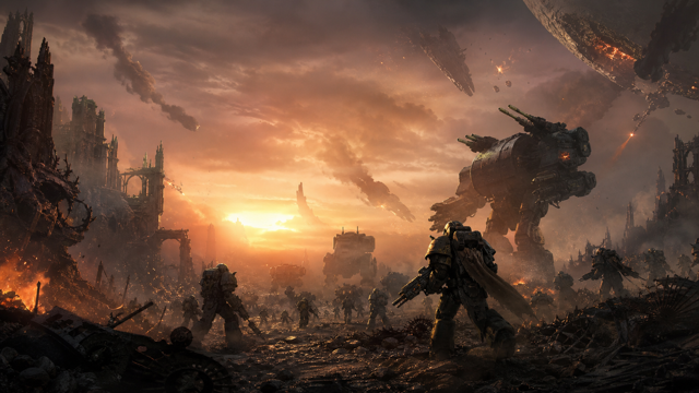 Dawn of War III original game remake reference artwork 1