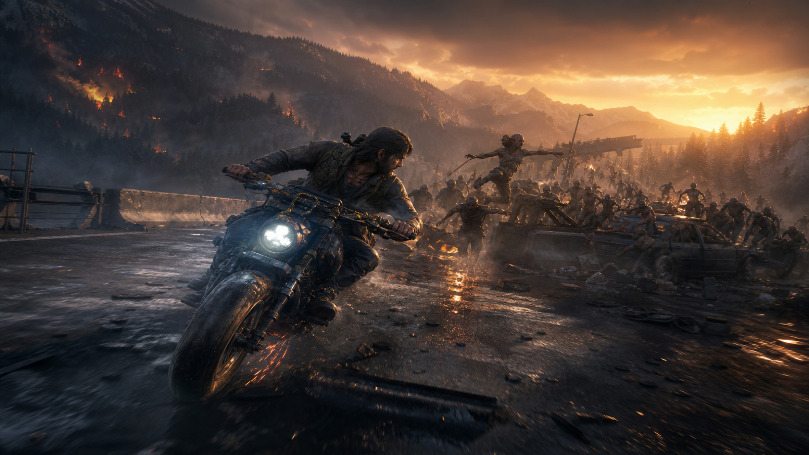 Days Gone original game remake reference artwork 2