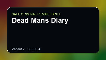 Dead Mans Diary original game remake reference artwork 2