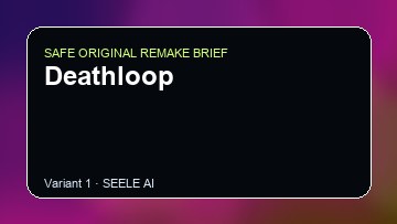 Deathloop Game Customer Remake preview