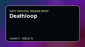 Deathloop original game remake reference artwork 3