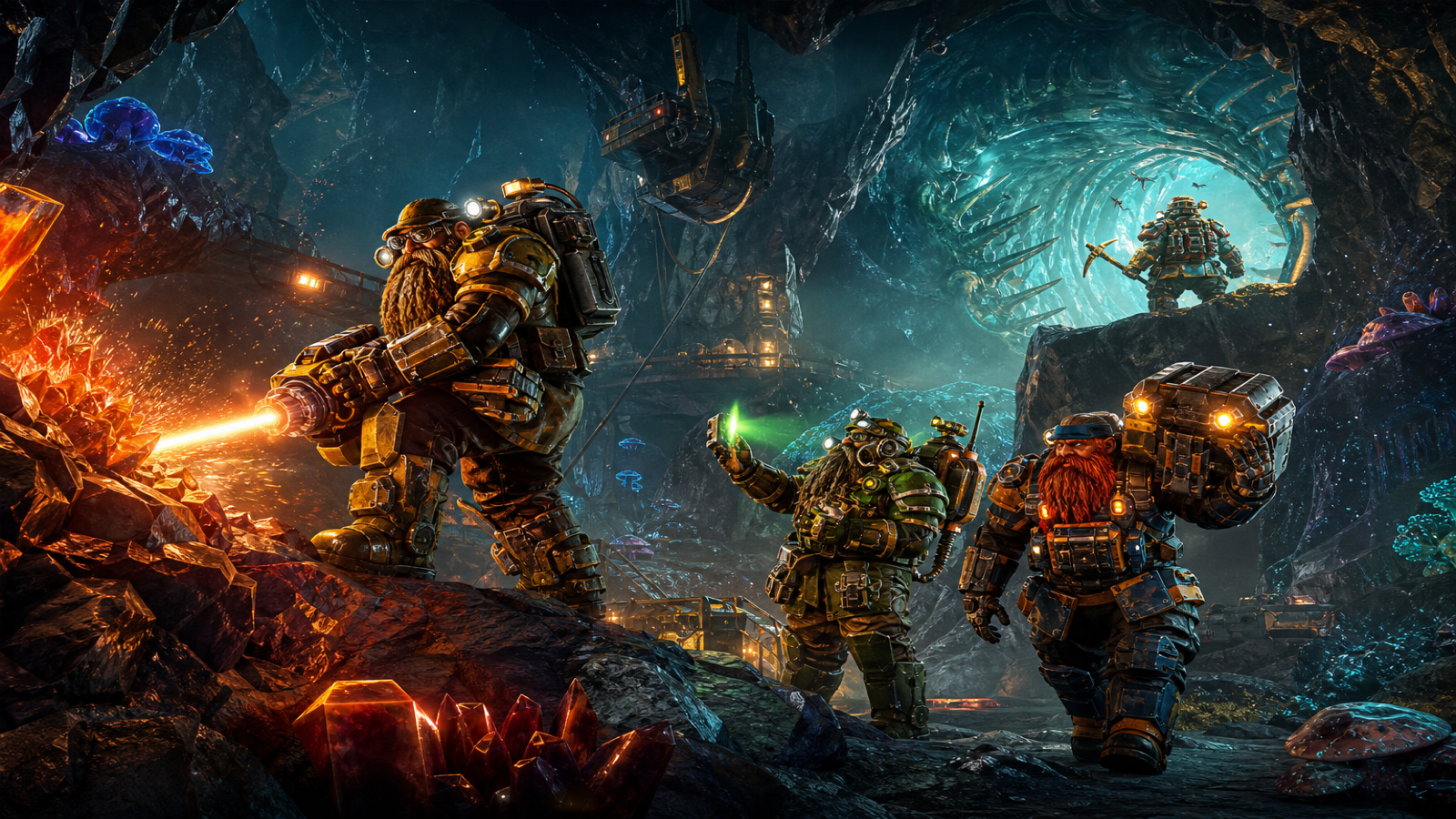 Deep Rock Galactic original game remake reference artwork 3