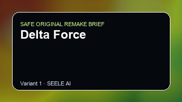 Delta Force Game Customer Remake preview