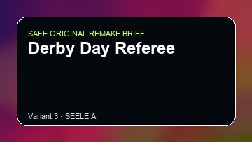 Derby Day Referee original game remake reference artwork 3