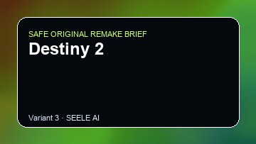 Destiny 2 original game remake reference artwork 3