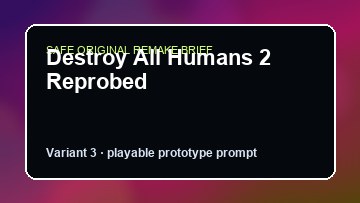 Destroy All Humans 2 Reprobed original destroy all humans 2 reprobed diy game reference artwork 3