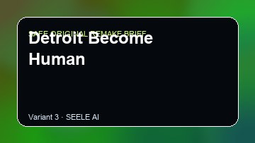 Detroit Become Human original game remake reference artwork 3