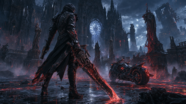 Devil May Cry 5 original game remake reference artwork 2