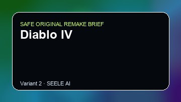 Diablo IV original game remake reference artwork 2