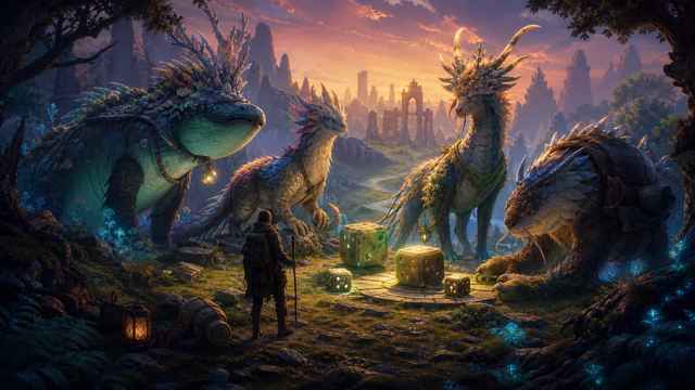 Dicefolk Chimera Pack original game remake reference artwork 1