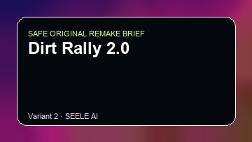 Dirt Rally 2.0 original game remake reference artwork 2