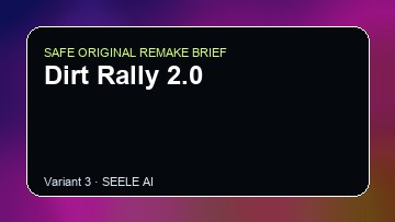 Dirt Rally 2.0 original game remake reference artwork 3