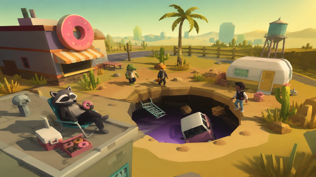 Donut County Thimbleweed Park Custom Game Builder preview