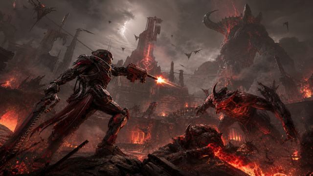 DOOM Eternal original doom eternal custom game reference artwork 1