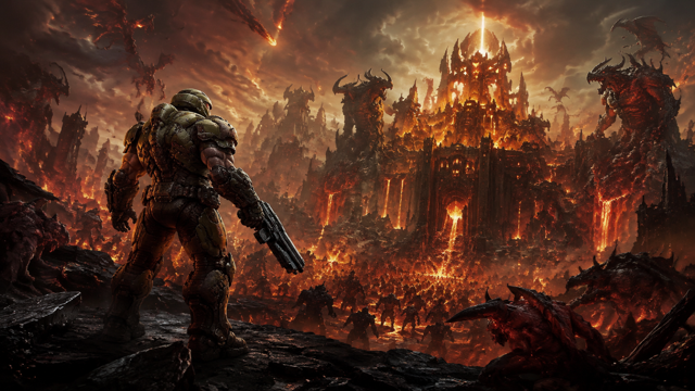 DOOM Eternal original doom eternal custom game reference artwork 2