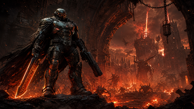 DOOM Eternal original doom eternal custom game reference artwork 3