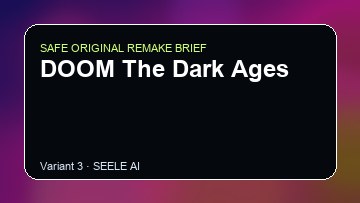 DOOM The Dark Ages original game remake reference artwork 3