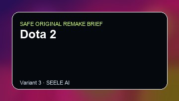 Dota 2 original game remake reference artwork 3