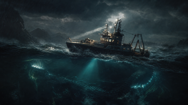 Dredge Deep Waters original game remake reference artwork 2