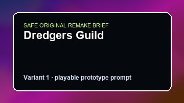 Dredgers Guild original dredgers guild diy game reference artwork 1