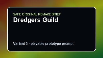 Dredgers Guild original dredgers guild diy game reference artwork 3
