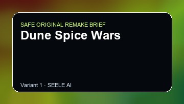 Dune Spice Wars Game Customer Remake preview