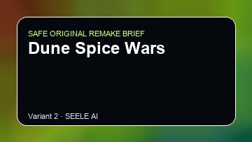 Dune Spice Wars original game remake reference artwork 2