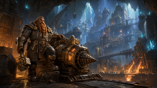Dwarven Realms original game remake reference artwork 2