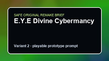 E.Y.E Divine Cybermancy original game remake reference artwork 2