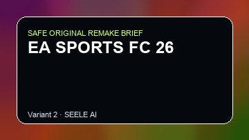 EA SPORTS FC 26 original game remake reference artwork 2