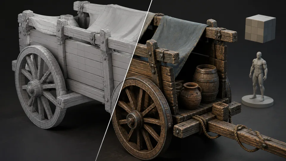 3D asset editing visual showing lp feature 01