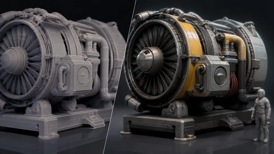 3D asset editing visual showing lp feature 03