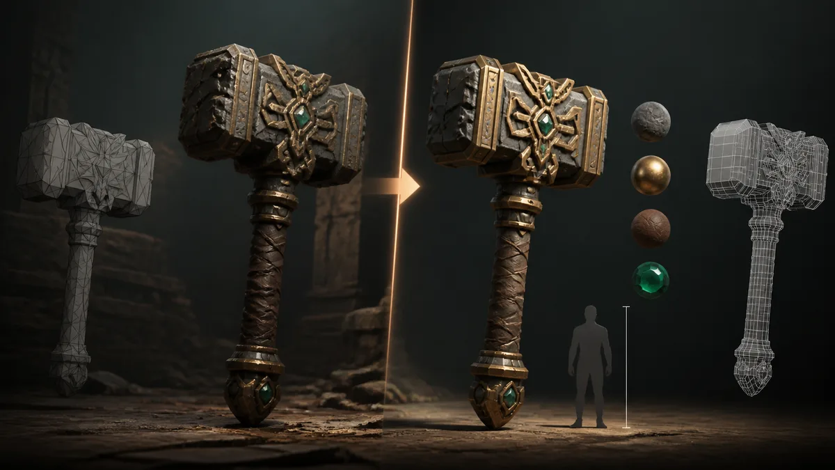 3D asset editing visual showing lp scenario 02