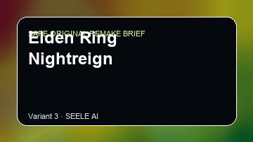 Elden Ring Nightreign original game remake reference artwork 3
