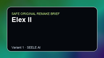 Elex II Game Customer Remake preview