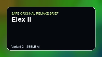 Elex II original game remake reference artwork 2