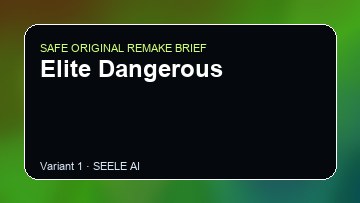 Elite Dangerous Game Customer Remake preview