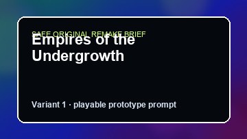 Empires of the Undergrowth original empires of the undergrowth custom game reference artwork 1