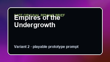 Empires of the Undergrowth original empires of the undergrowth custom game reference artwork 2