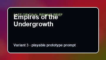 Empires of the Undergrowth original empires of the undergrowth custom game reference artwork 3