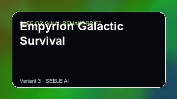 Empyrion Galactic Survival original game remake reference artwork 3
